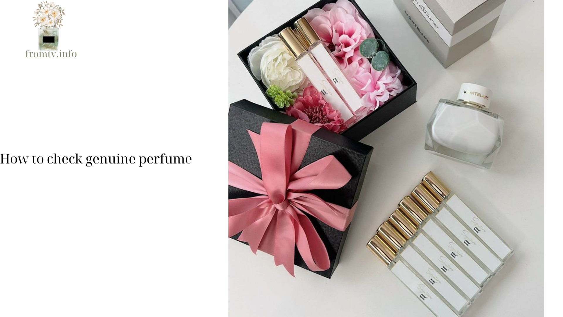 How to check genuine perfume