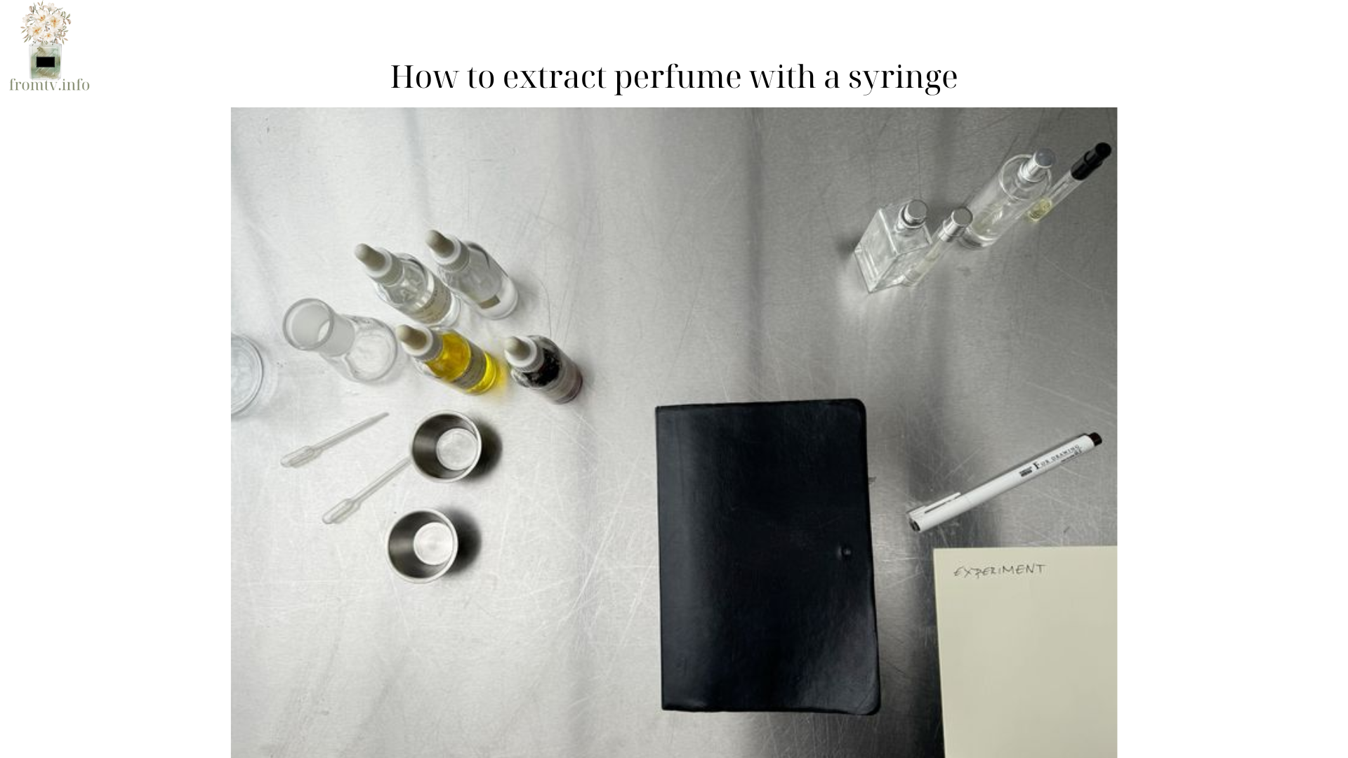 How to extract perfume with a syringe (1)