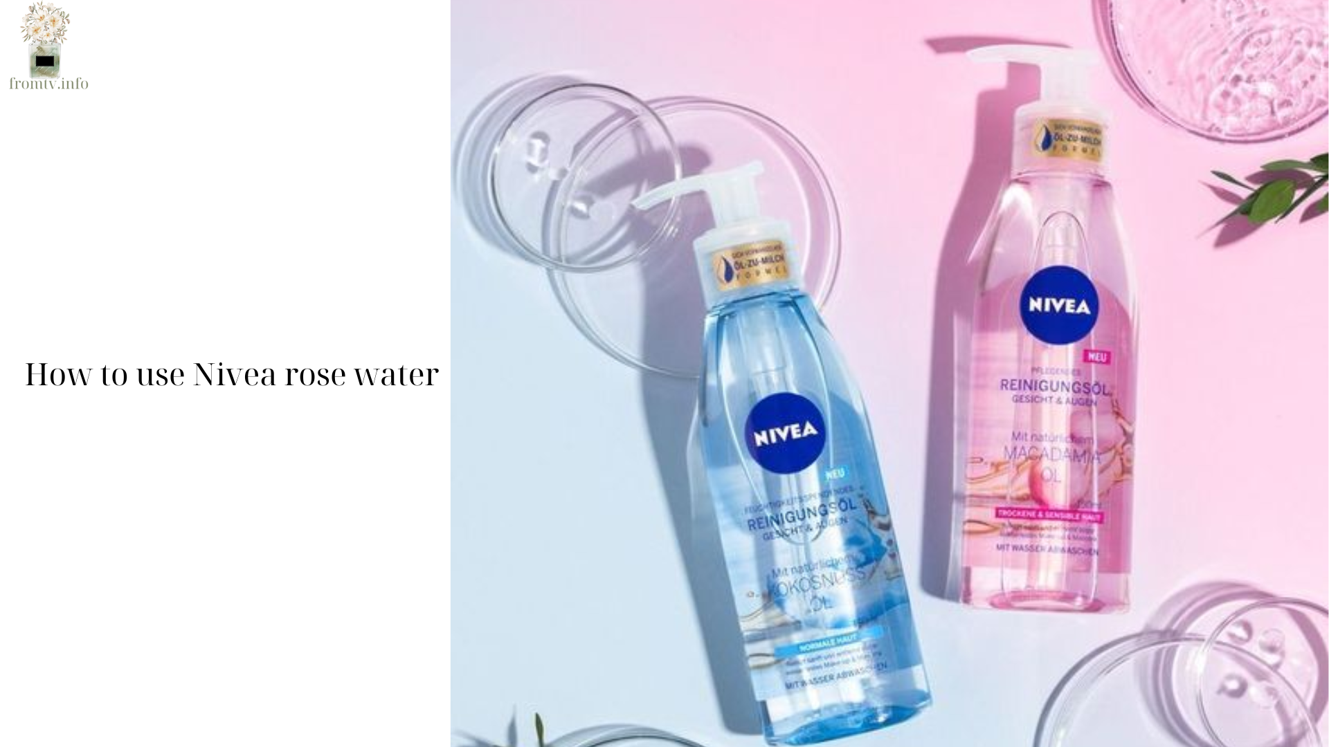 How to use Nivea rose water (5)