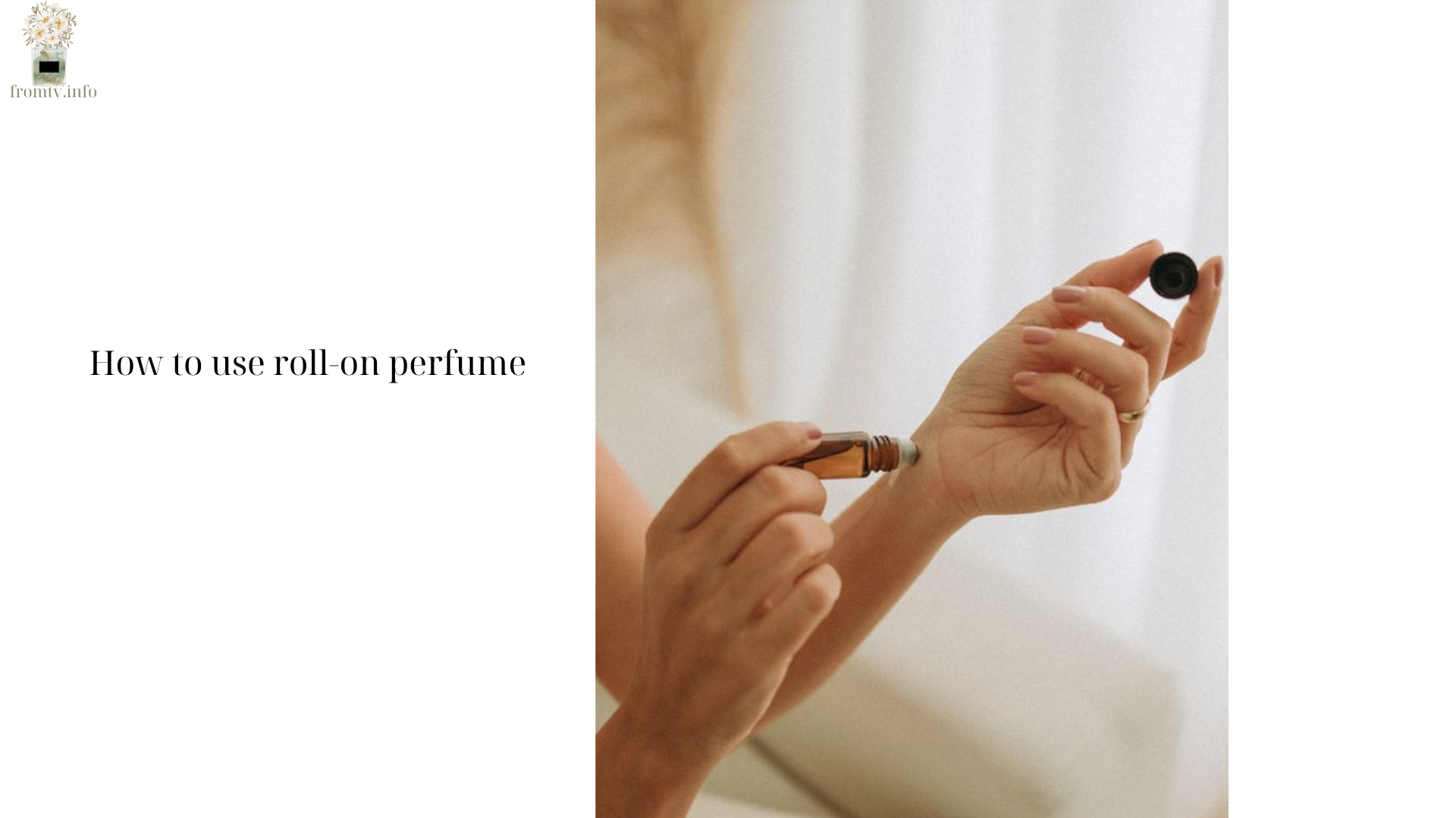 How to use roll-on perfume (1)