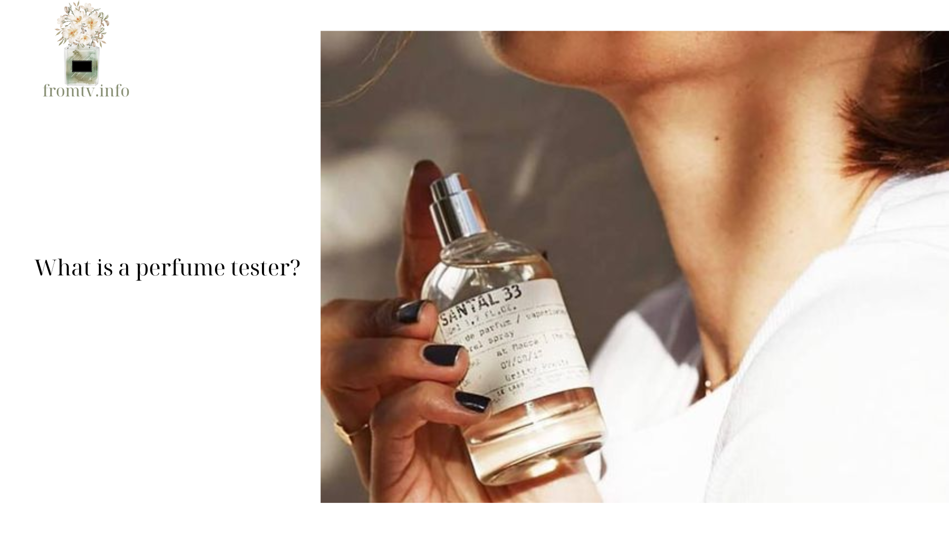 What is a perfume tester