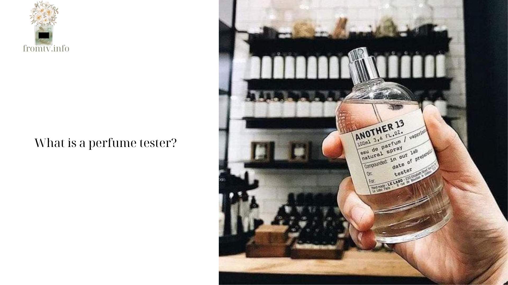 What is a perfume tester