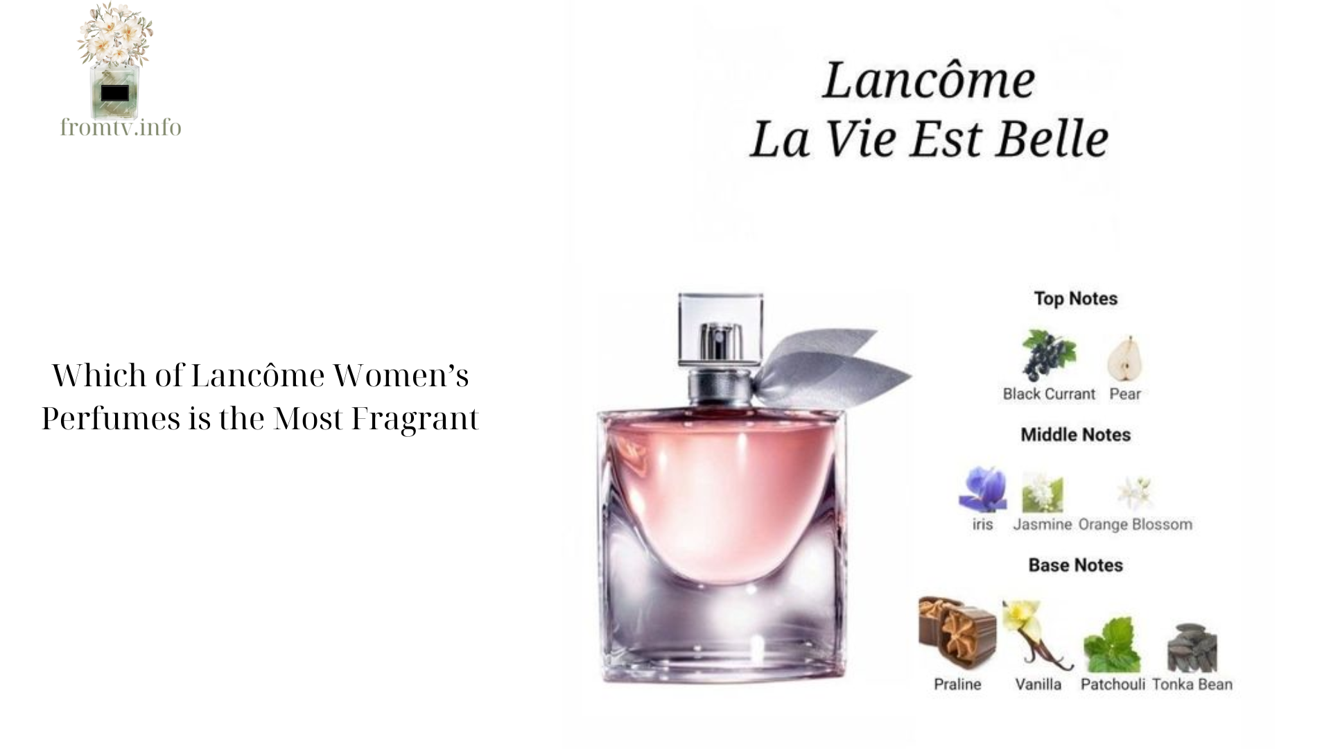 Which of Lancôme Women’s Perfumes is the Most Fragrant